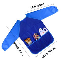 KUUQA art smock fabric is machine washable for quick cleanup.