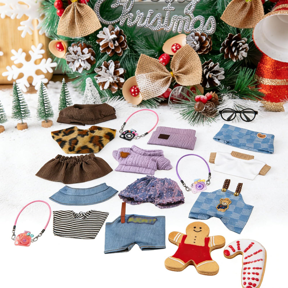 Kuvanspok tailored-fit 17cm doll outfits ensure snug wear.