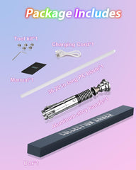 KUVPOT metal-hilt lightsaber crafted for comfortable grip during heavy duels.