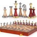 Kvintes large chess set board offers a smooth playing surface for comfortable gameplay