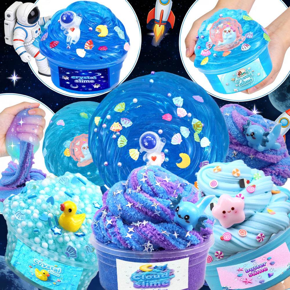 KUALUDJIT party favors slime set adds colorful, engaging crafts for kids' events.