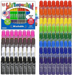 Kwik Stix 96-color classic colors pack for vibrant, washable kid art.