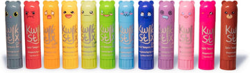 Kwik Stix Cuties durable caps for travel-friendly painting sessions.