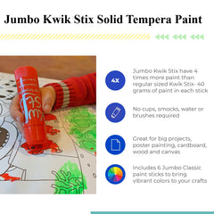 Kwik Stix non-toxic paints with AP Seal for safe kid art time.