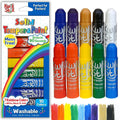 Kwik Stix rainbow pack front shows vibrant colors for quick, mess-free art projects.