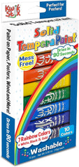 Kwik Stix twist-action design enables easy paint flow for young artists.