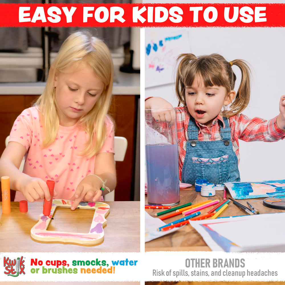 All-surface versatility for paper, canvas, wood, and more.