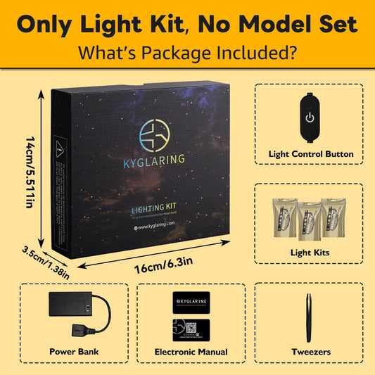 Kyglaring kit highlights the Enterprise 10356 with warm ambient illumination.