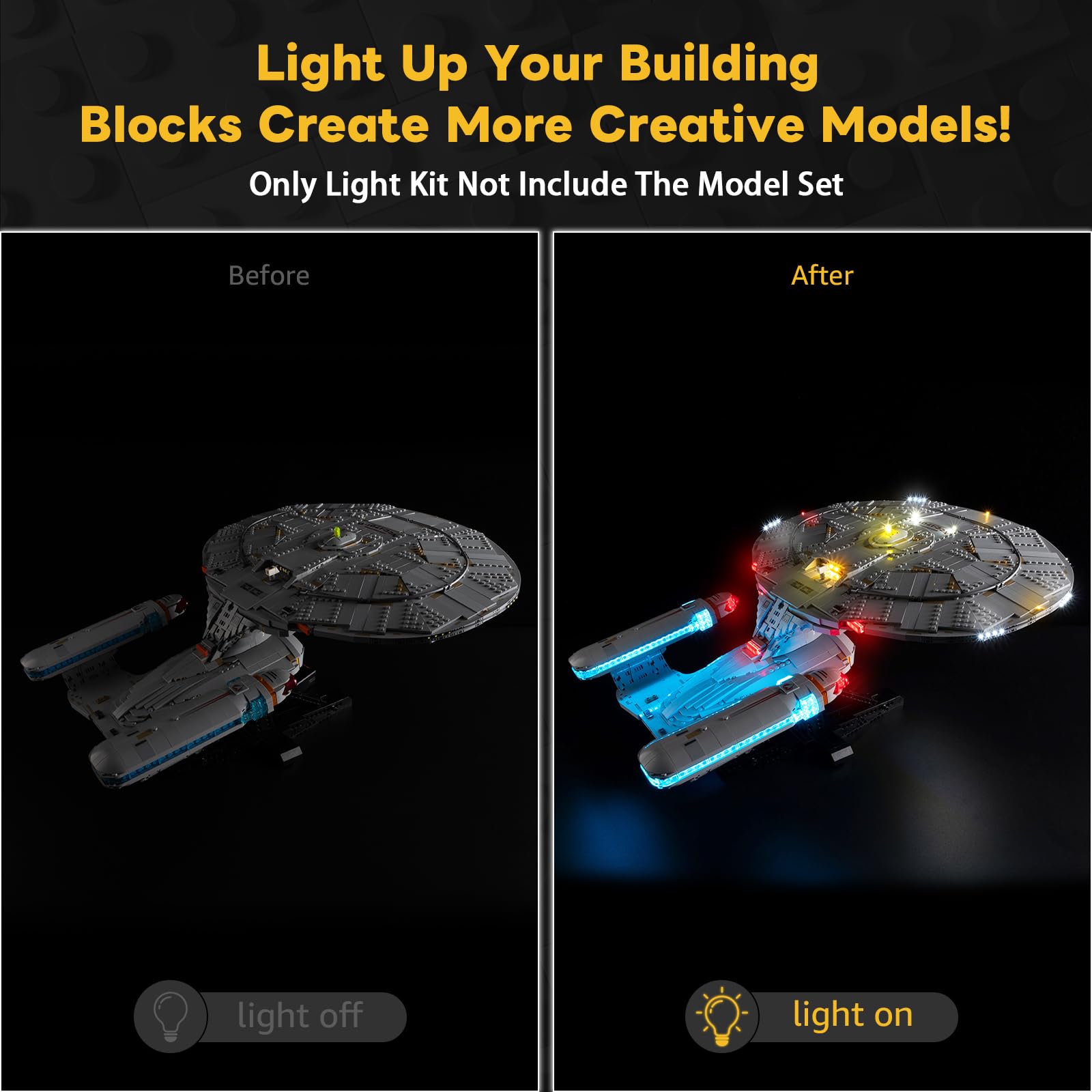 Hidden cables in the Kyglaring kit keep wiring neat while preserving color accuracy.