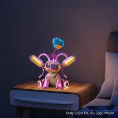 Kyglaring light kit adds dramatic visual impact to any display shelf.