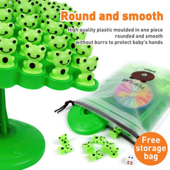 Kykake Frog Balance Game storage bag keeps pieces organized after play