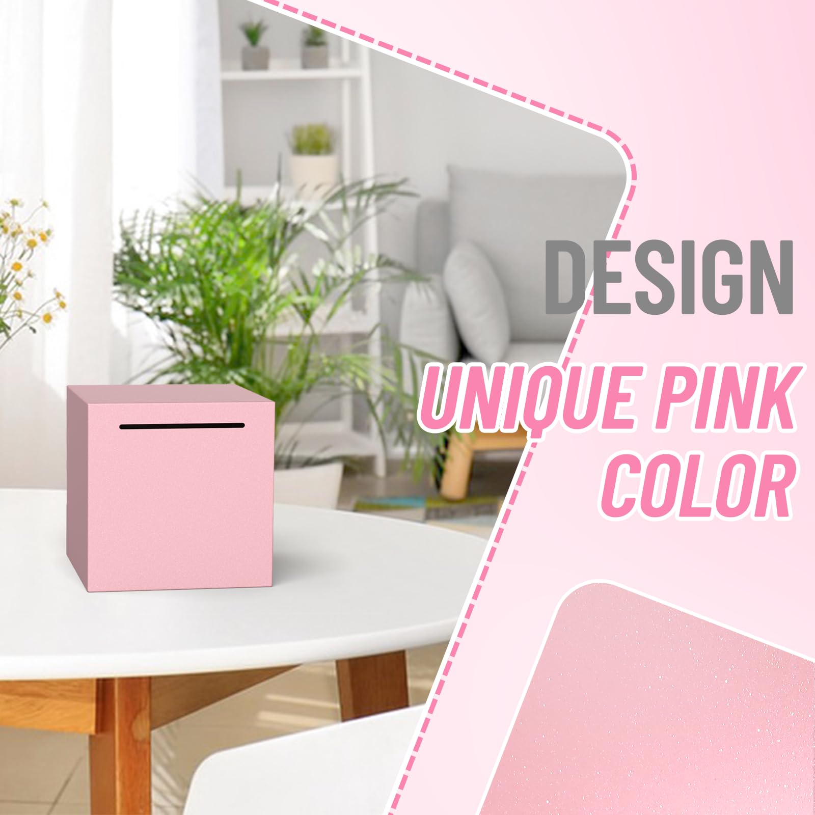 Kypeeka saving envelopes method for clear, trackable goals with a decorative bank.