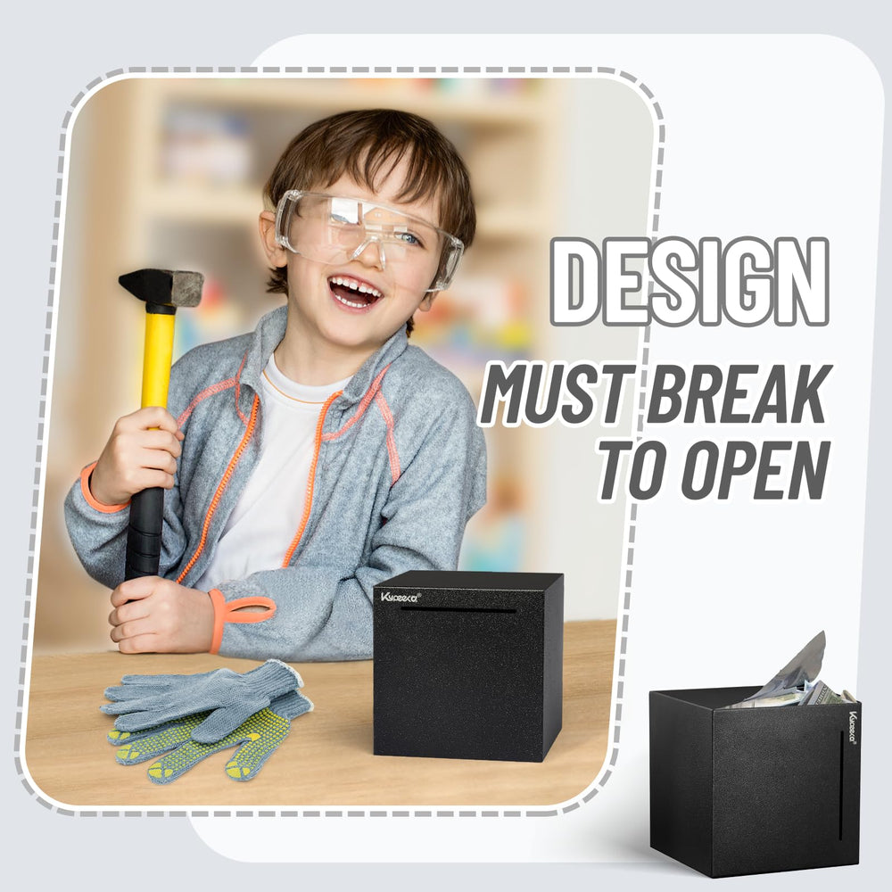 Kypeeka savings envelope challenge concept with deposits into the box