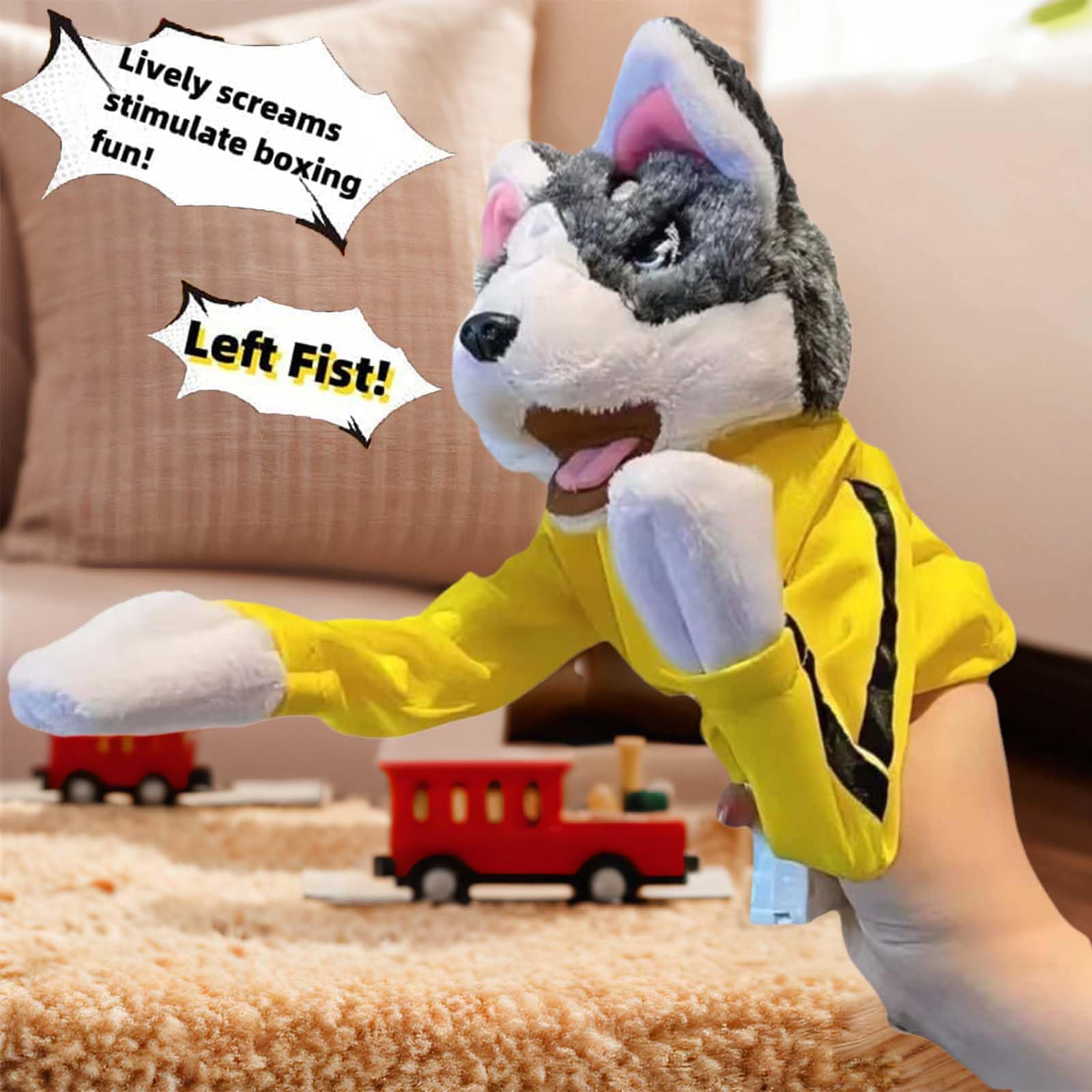 KYWYOYOU Husky cartoon design enhances imaginative play