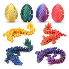 KZPPZ dragon egg blue outer shell, durable Easter toy
