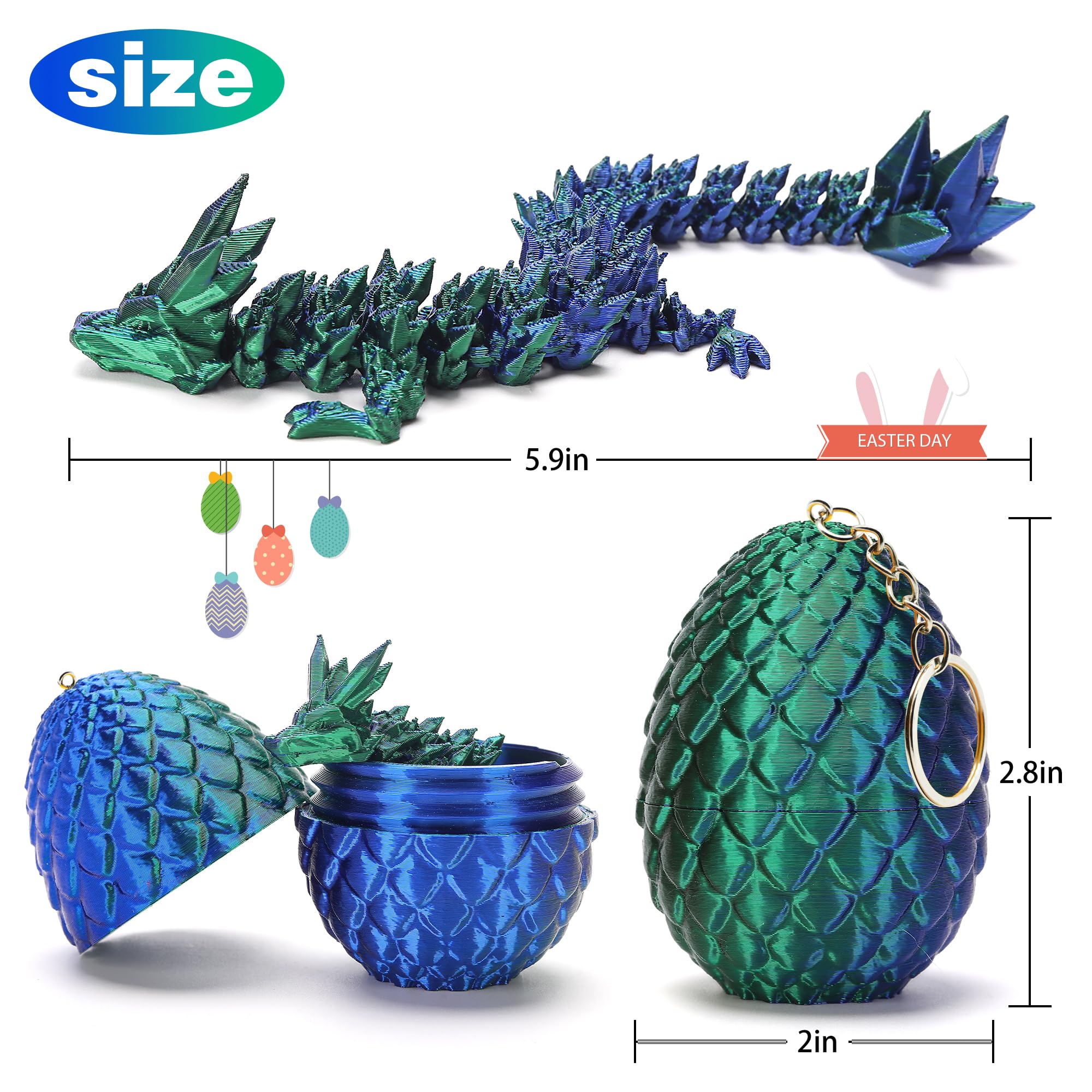 KZPPZ dragon inside detailed model for imaginative play