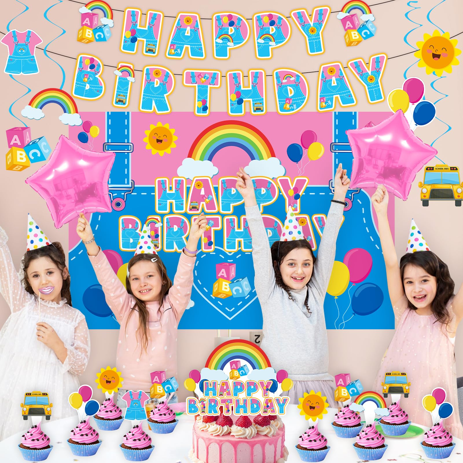 KZXAXHIU Rachel Girls classroom decor set is easy to reuse.