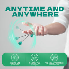 Green UFO aluminum beads showcase durable, colorful anodized finish for daily carry.