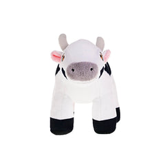 Close-up of durable stitching on LA GRANJA DE ZENÓN Vaca Lola plush.