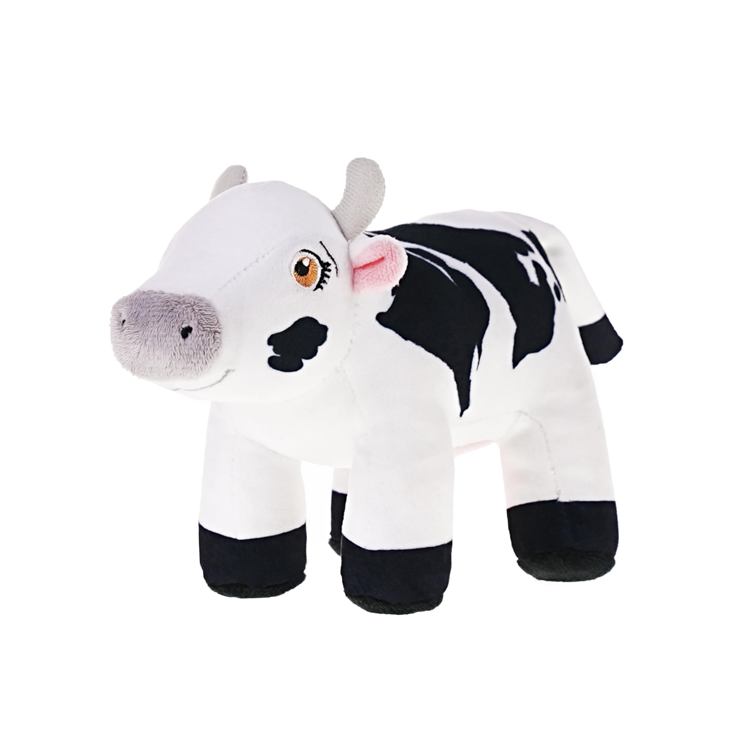 LA GRANJA DE ZENÓN Vaca Lola plush with soft fabric for comforting hugs.