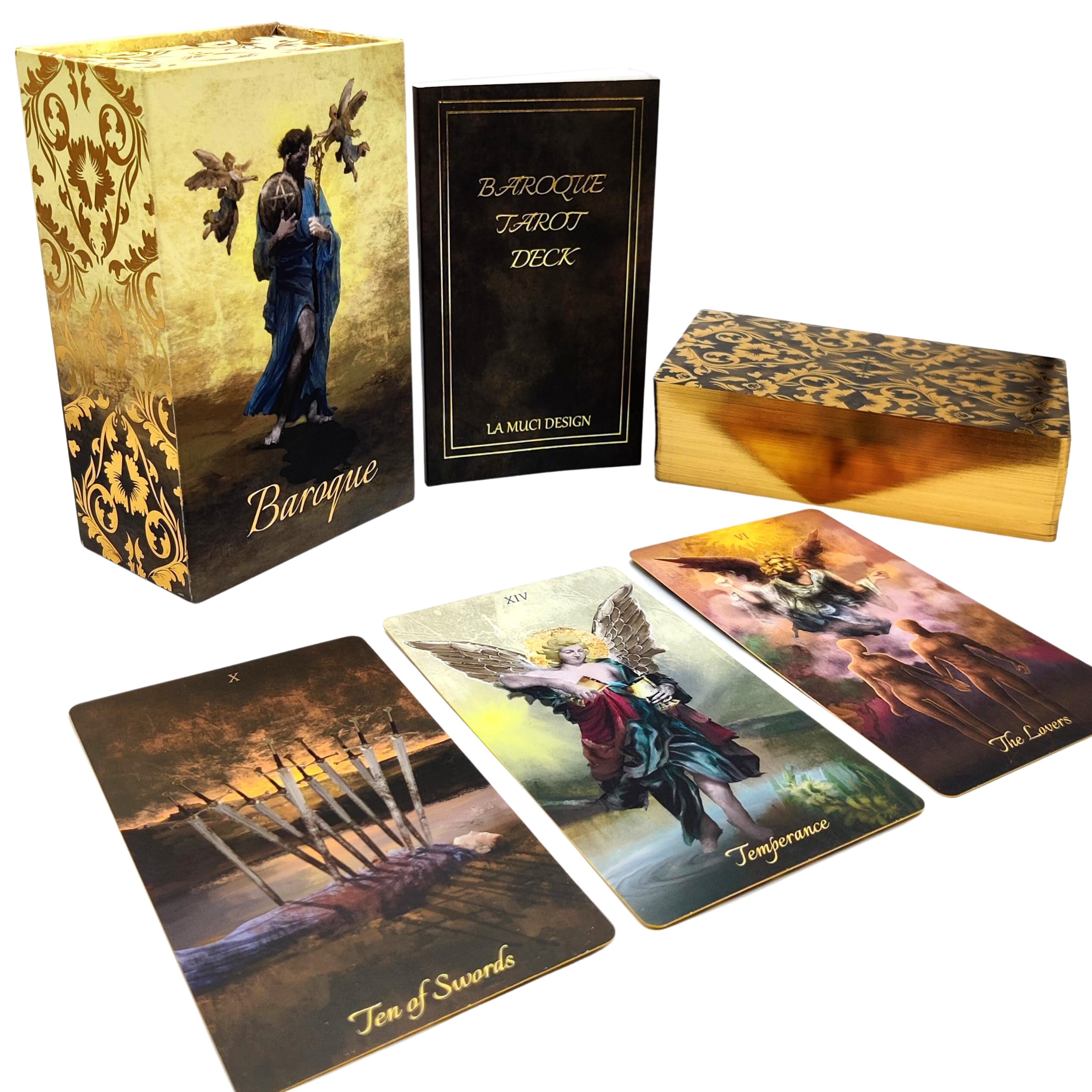 La Muci Baroque Magnetic box interior features full-color print for an elegant reveal.