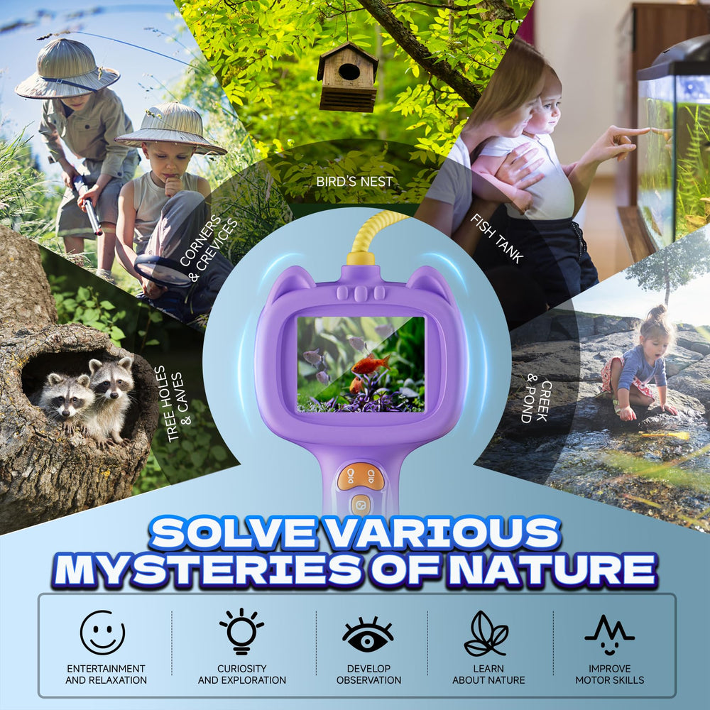 Laaguu borescope kid-friendly design makes exploration approachable for young learners.