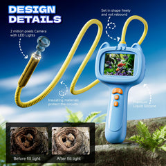 laaguu IP67 waterproof lens and snake-cable for land and water exploration