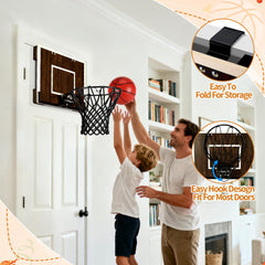 Laapee dark wood frame with anti-shock padding protects walls