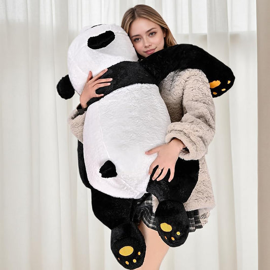 Labauxite panda bear pillow 47.2-inch size for full-body comfort and lounging