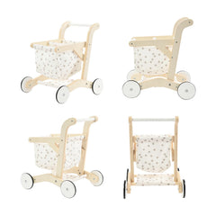 Labebe Push Walker assembly image showing easy setup