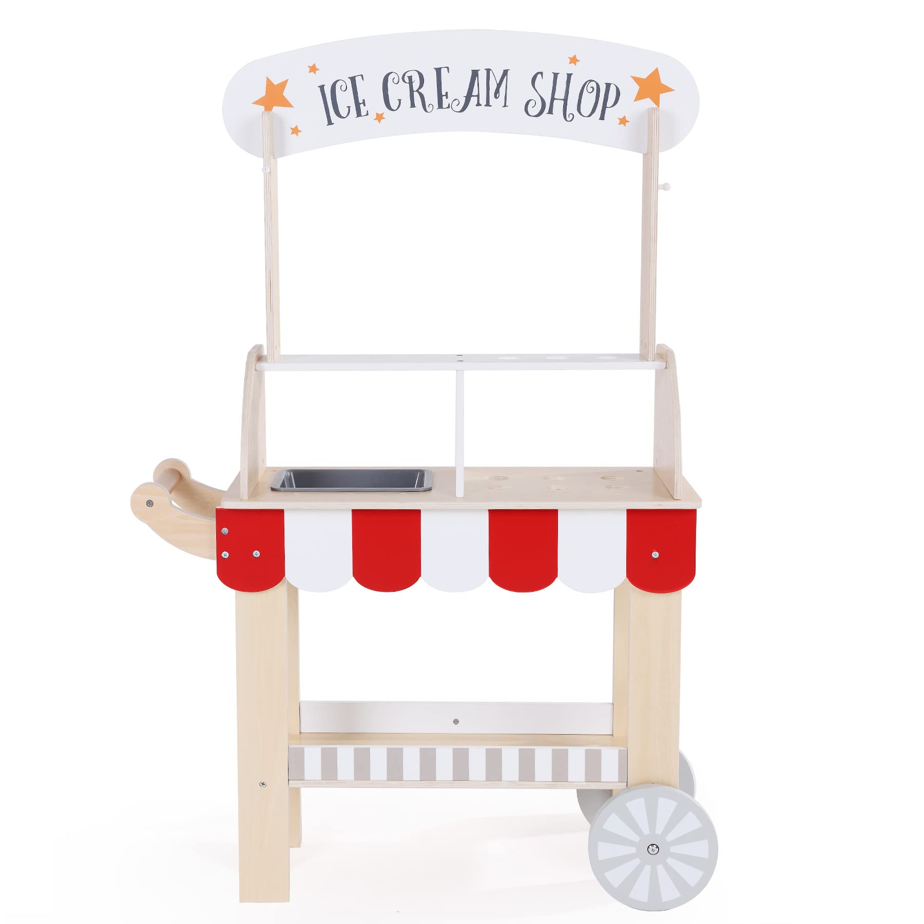 Labebe kid playing with ice cream cart on carpet shows safe, engaging fun.