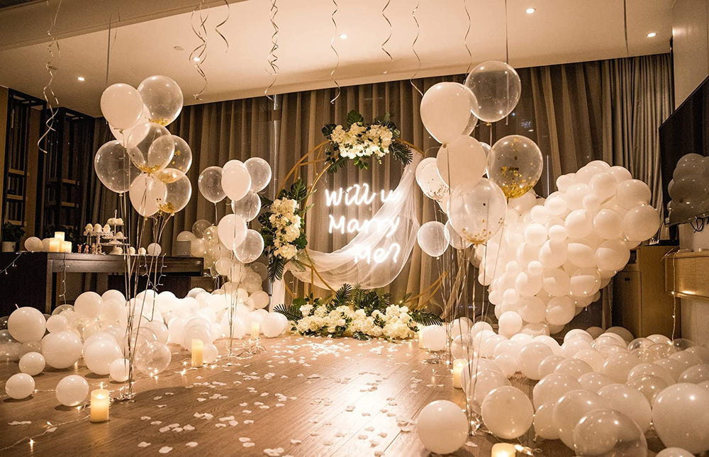 Labeol balloons for family DIY decorating sessions.