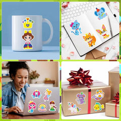 Labeol Diamond Art Kit finished decorative project on notebook or cup