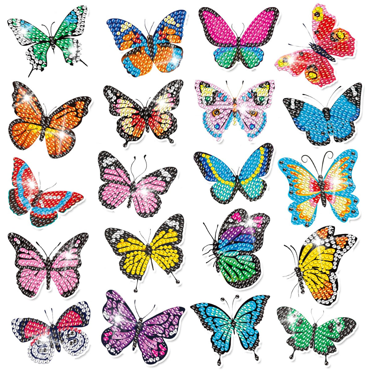 Labeol Diamond Art Kits butterfly canvas for kids sparks creativity and concentration.