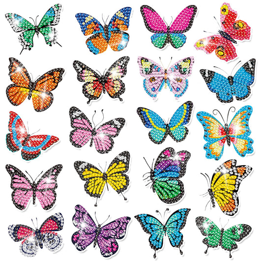 Labeol Diamond Art Kits butterfly canvas for kids sparks creativity and concentration.