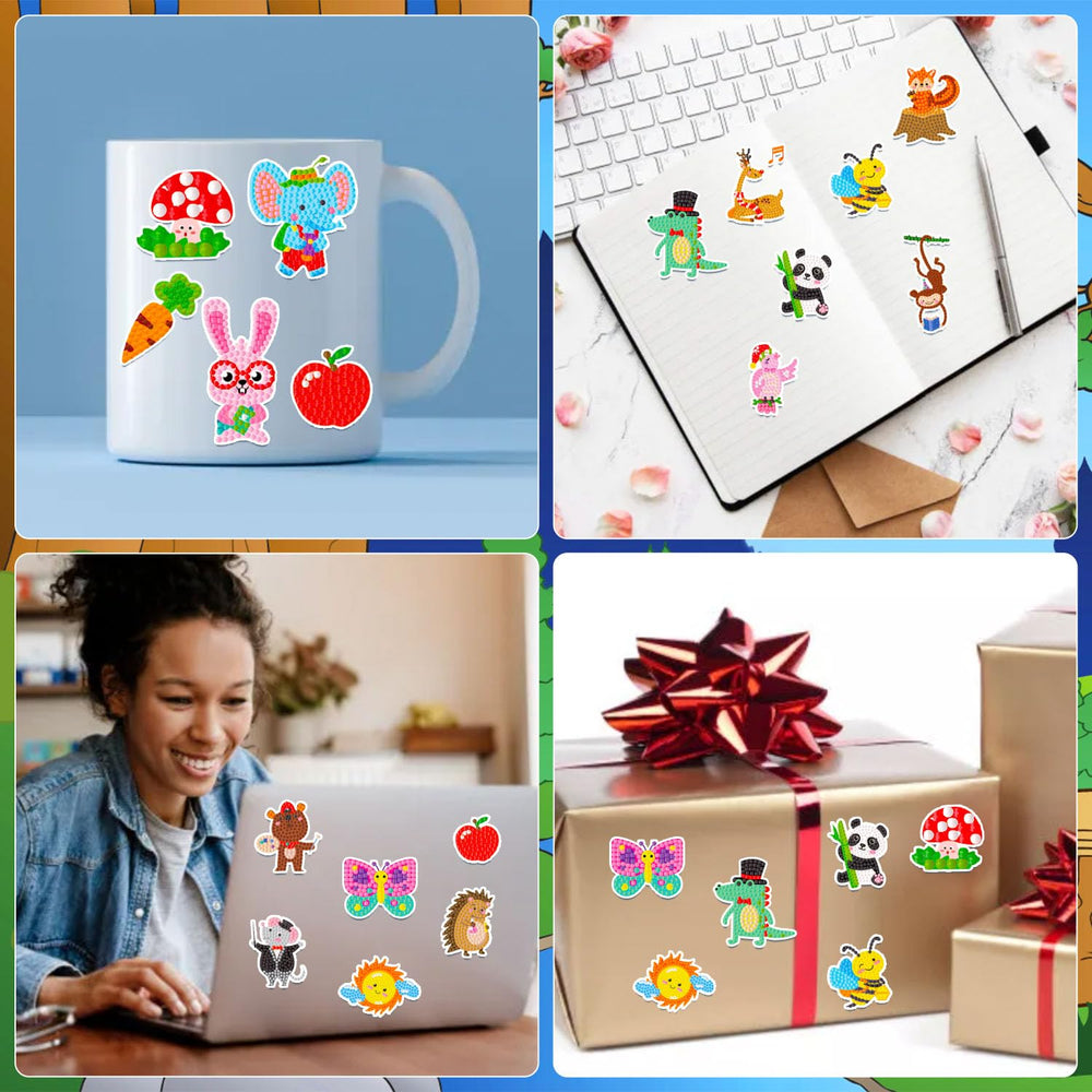 Labeol Diamond Art Kits: finished animal craft ready for display.