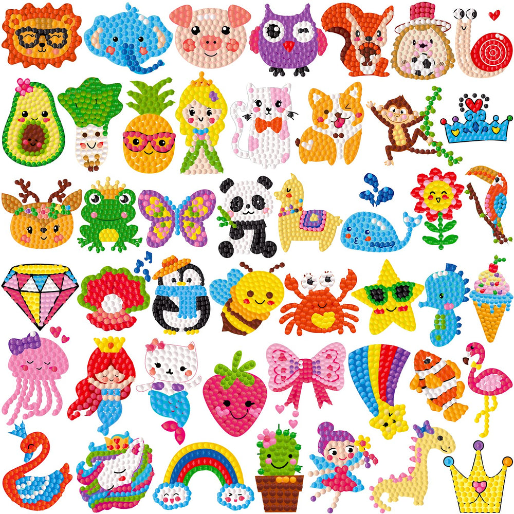 Labeol Diamond Art Kit Lovely Animal cover promotes kid-friendly creativity.