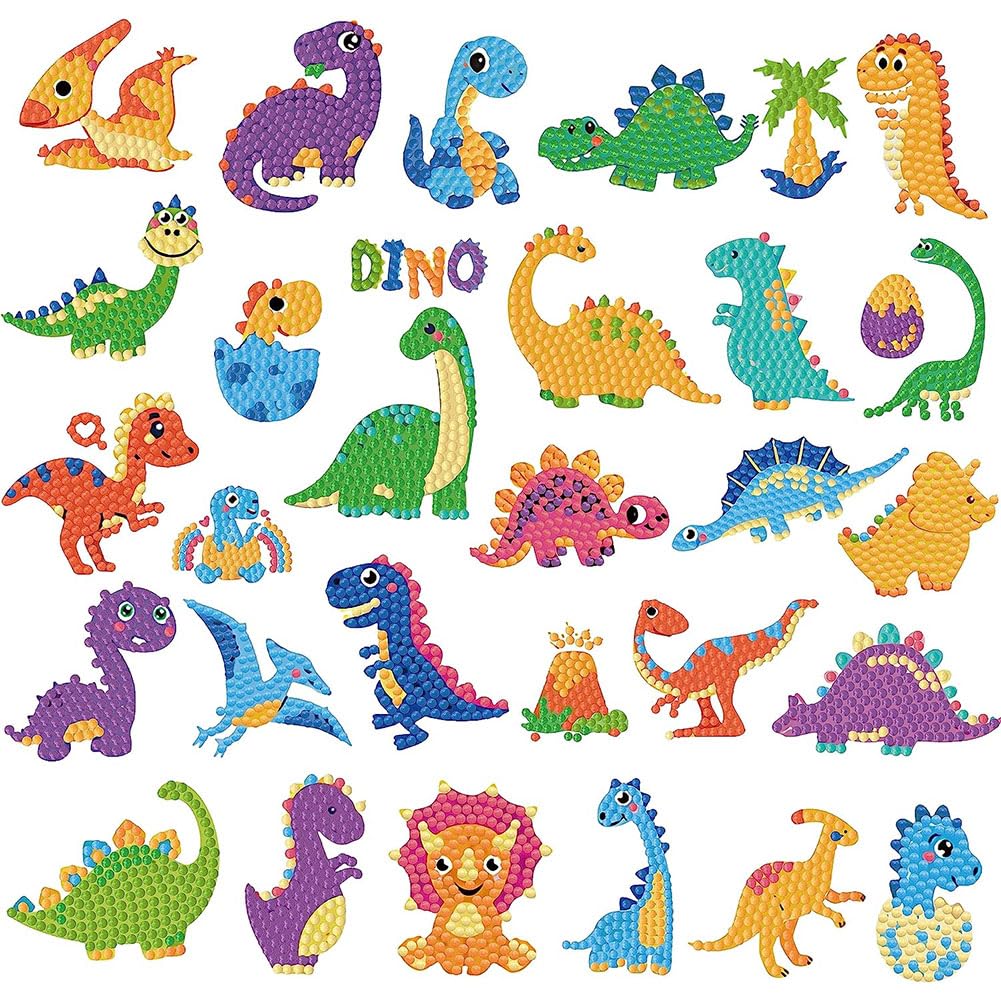 Labeol Diamond Art Kits new dinosaurs cover image, spark creativity with a sparkling project.