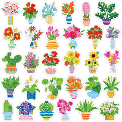 Labeol Diamond Art Kit potted plant cover sparks creativity in kids