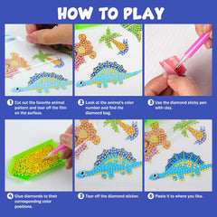 Labeol Diamond Art Kits sea stickers: decorate cups, hats, and frames.