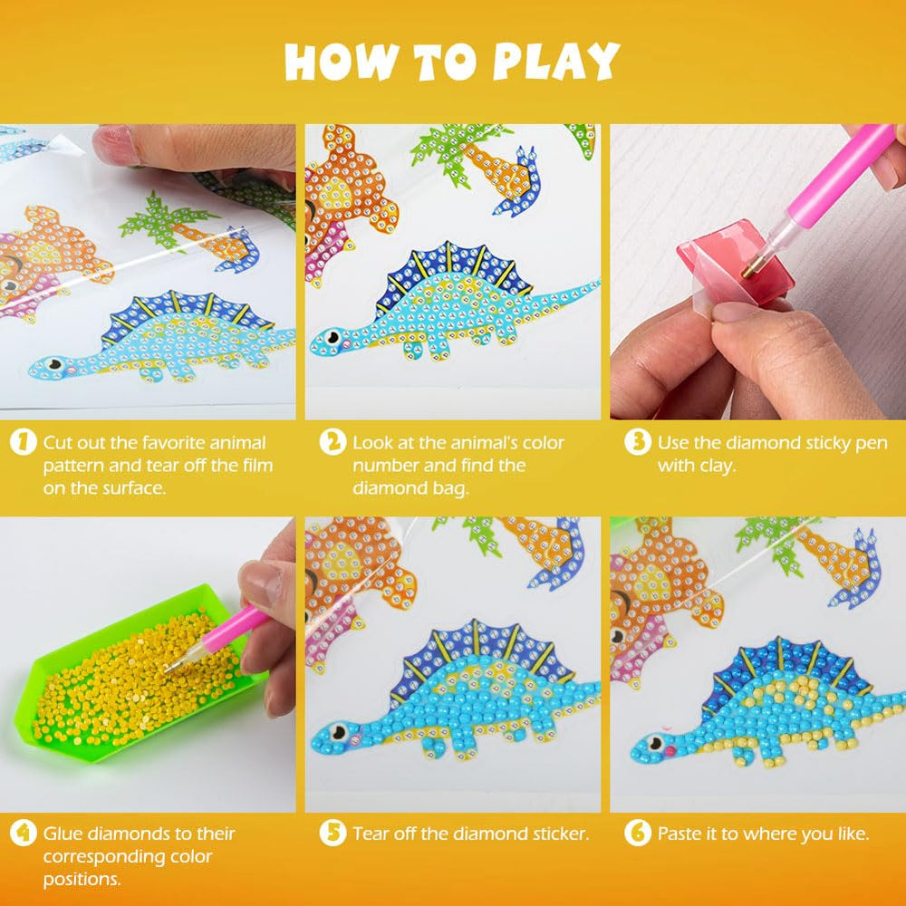 Labeol Diamond Art Kits tool and diamonds ready for crafting.