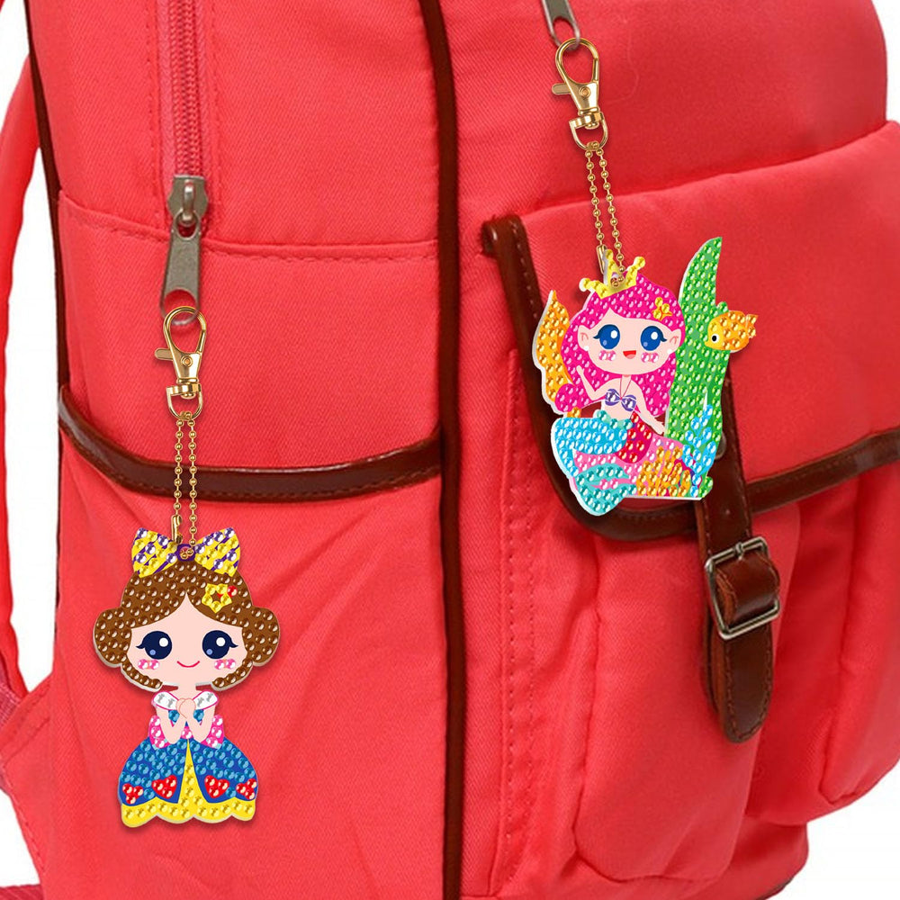 Labeol gem keychains Alpaca pattern kit adds color to imagination