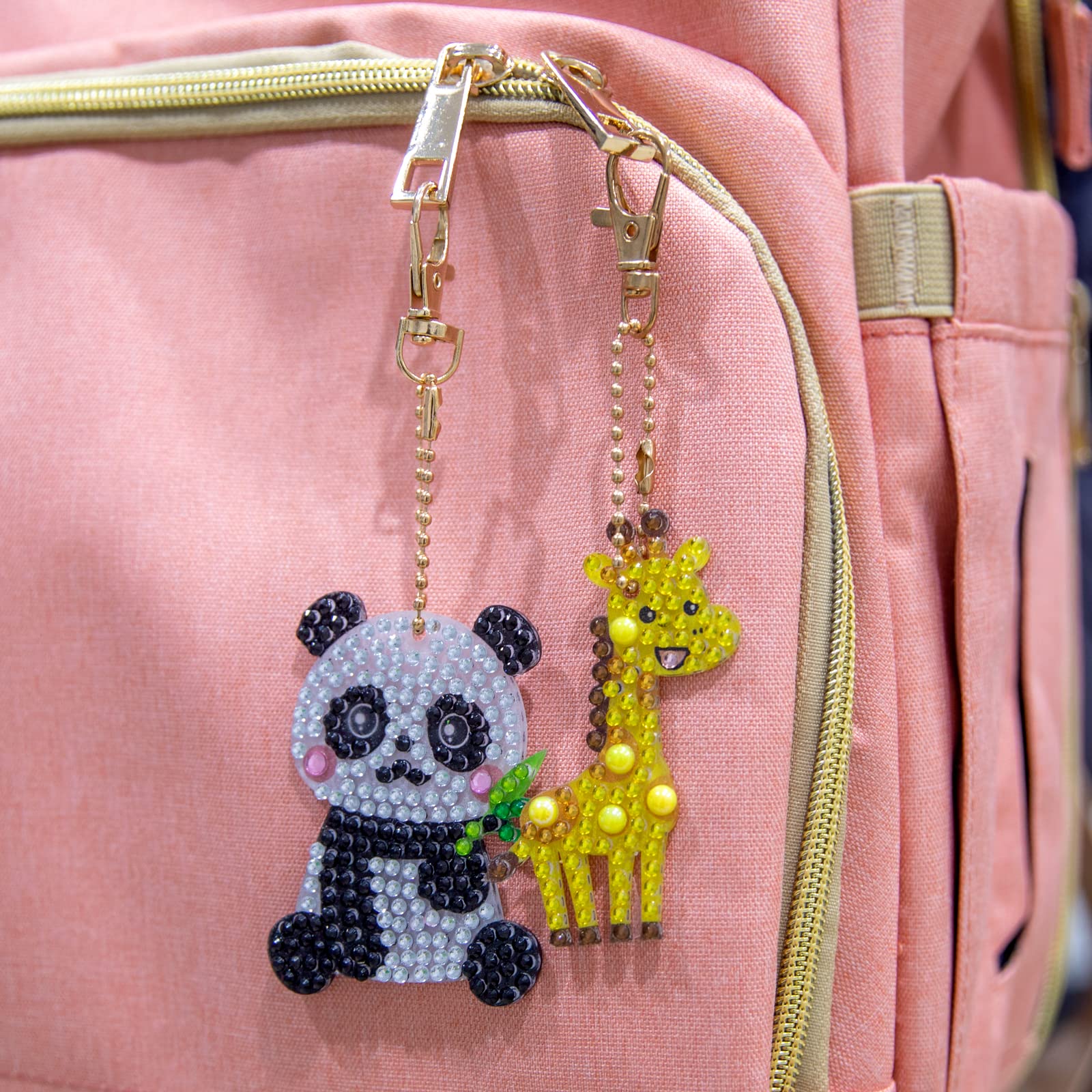 Labeol GEM keychains koala design; high-quality sparkle adds charm