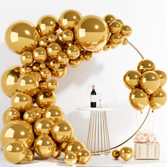 Labeol gold balloon 18-inch for elegant wedding backdrop and photo moments.