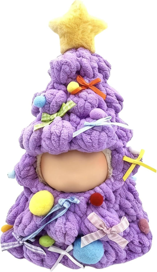 Labubu 17cm doll dress and hairpin set for soft crochet craftsmanship and stylish play