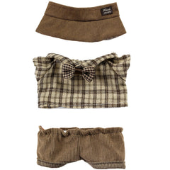 Labubu 17cm doll outfit pants, soft weave for comfy movement