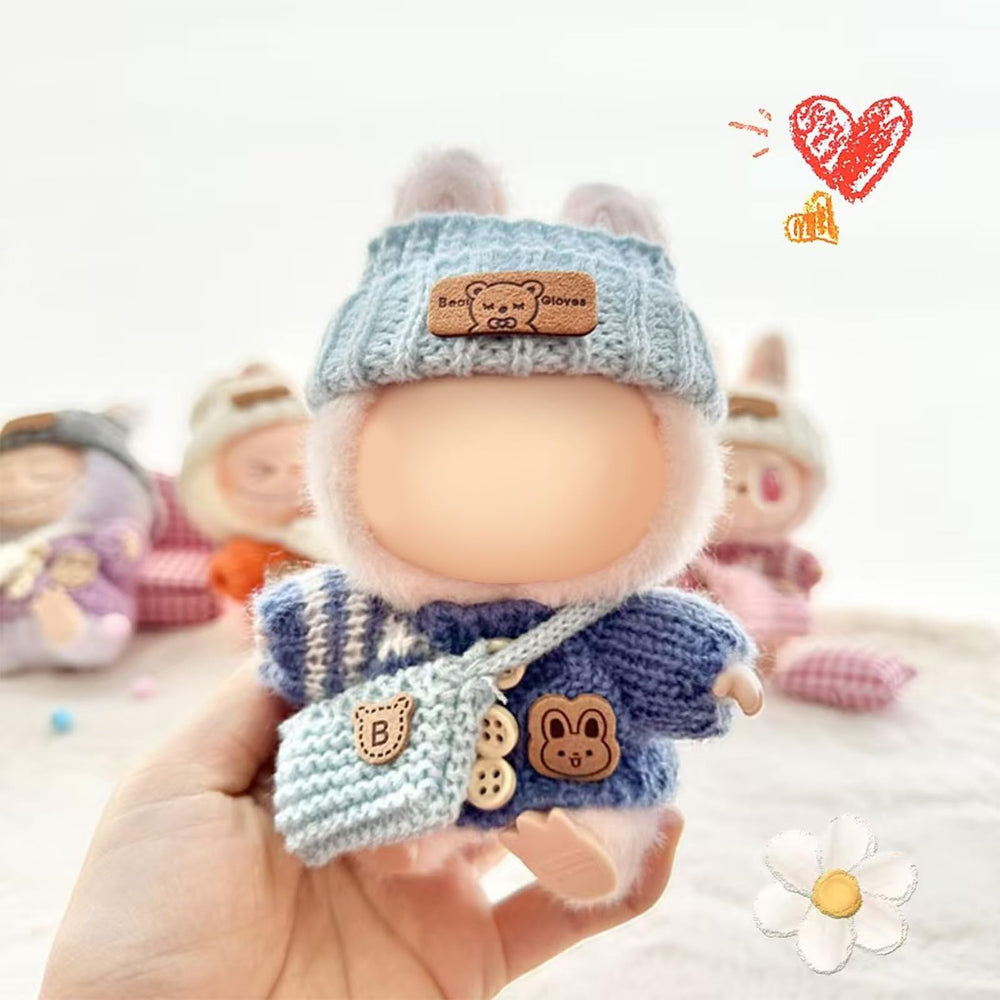 LABUBU 17cm doll set displayed as a complete outfit for gifting