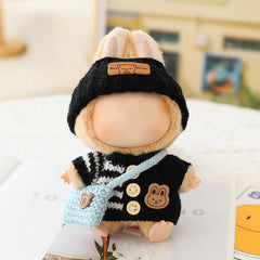 LABUBU 17cm outfit fullset displayed on a 17cm doll