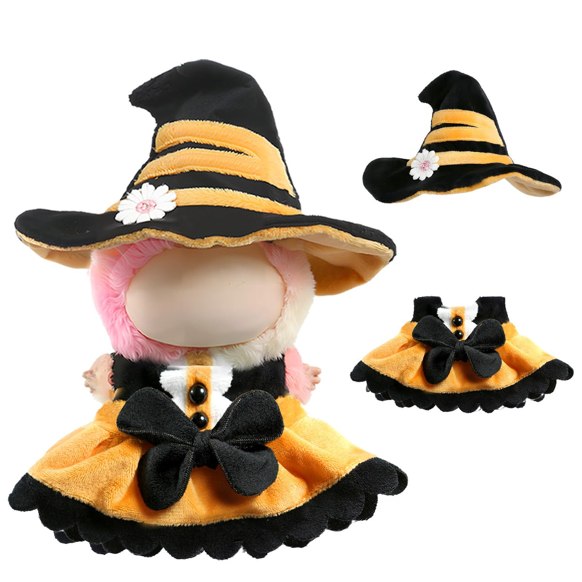 LABUBU 17cm sweetheart witch dress for stylish playtime.