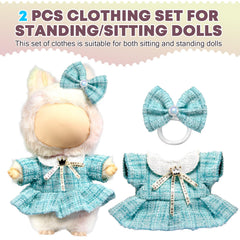 LABUBU doll accessories pack includes bow and pieces to mix-and-match outfits